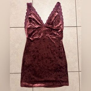 Free people velvet dress